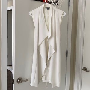 Formal White Sleeveless Robe from Vince